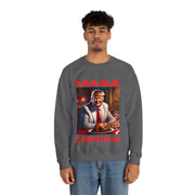 MAGA Christmas Red Heavy Blend™ Crewneck Sweatshirt Unisex