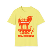 Immigration America's Trojan Horse Unisex Soft style T-Shirt