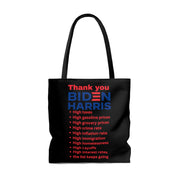 Thank you Biden Harris Tote Bag (AOP)