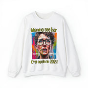 Wanna see her cry again in 2024 Heavy Blend™ Crewneck Sweatshirt Unisex