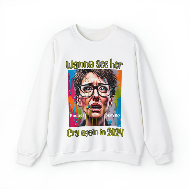 Wanna see her cry again in 2024 Heavy Blend™ Crewneck Sweatshirt Unisex