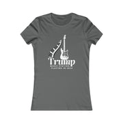 Trump Music Station Playing in 2024 Women's Favorite Tee