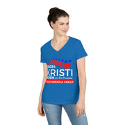 Kristi Noem for Vice President 2024 ladies' V-Neck T-Shirt