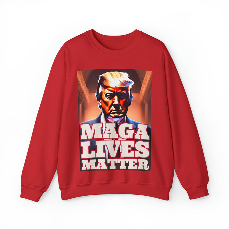 MAGA lives matter 3D Heavy Blend™ Crewneck Sweatshirt Unisex