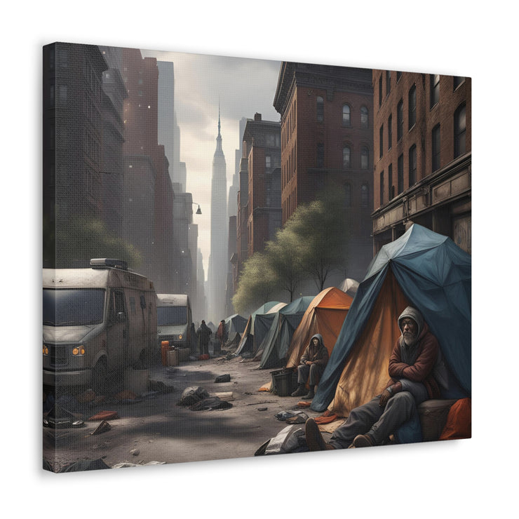 Our Problem Homelessness Canvas Gallery Wraps