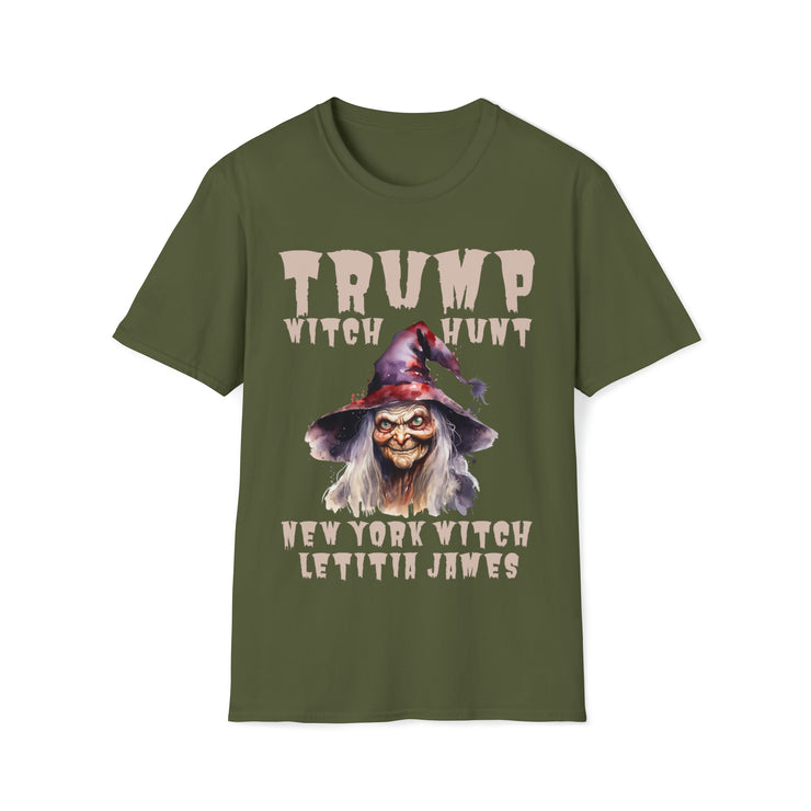 Trump witch hunt New York Witch Letitia James Soft style T-Shirt