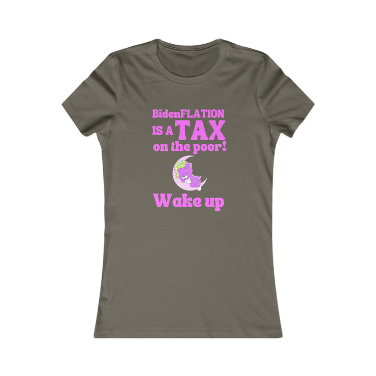 BidenFlation is a tax on the poor Wake up women&