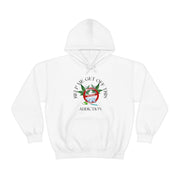 Help me get off this addiction drugs Heavy Blend™ Hooded Sweatshirt