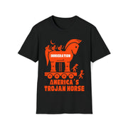 Immigration America's Trojan Horse Unisex Soft style T-Shirt