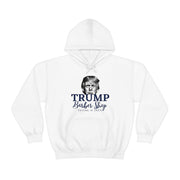 Trump Barber Shop Cutting in 2024 Heavy Blend™ Hooded Sweatshirt