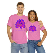 Stop Peacocking Me hot purple unisex Heavy Cotton Tee