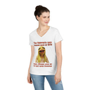 The Muppets had fashion back in 1975 V-neck Women's tee