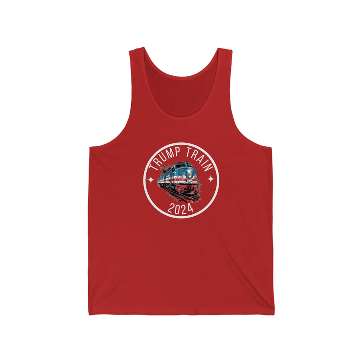 Trump Train 2024 Unisex Jersey Tank