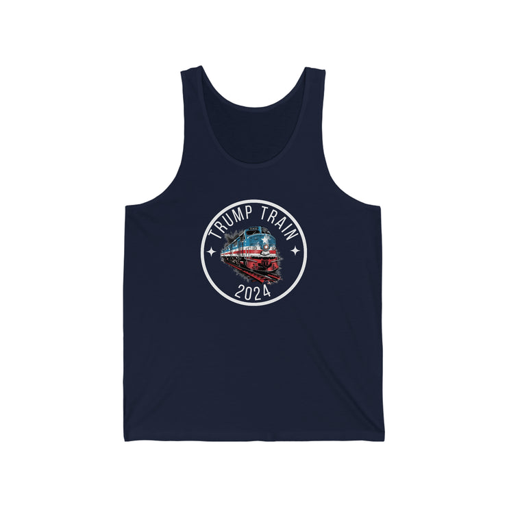 Trump Train 2024 Unisex Jersey Tank