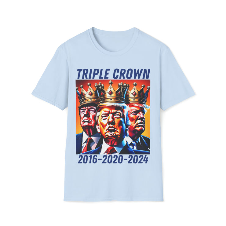 Triple crown winner Soft style T-Shirt unisex