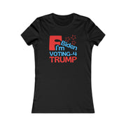 F Biden I'm voting for Trump Women's Favorite Tee