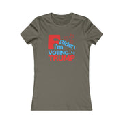 F Biden I'm voting for Trump Women's Favorite Tee