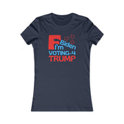 F Biden I'm voting for Trump Women's Favorite Tee