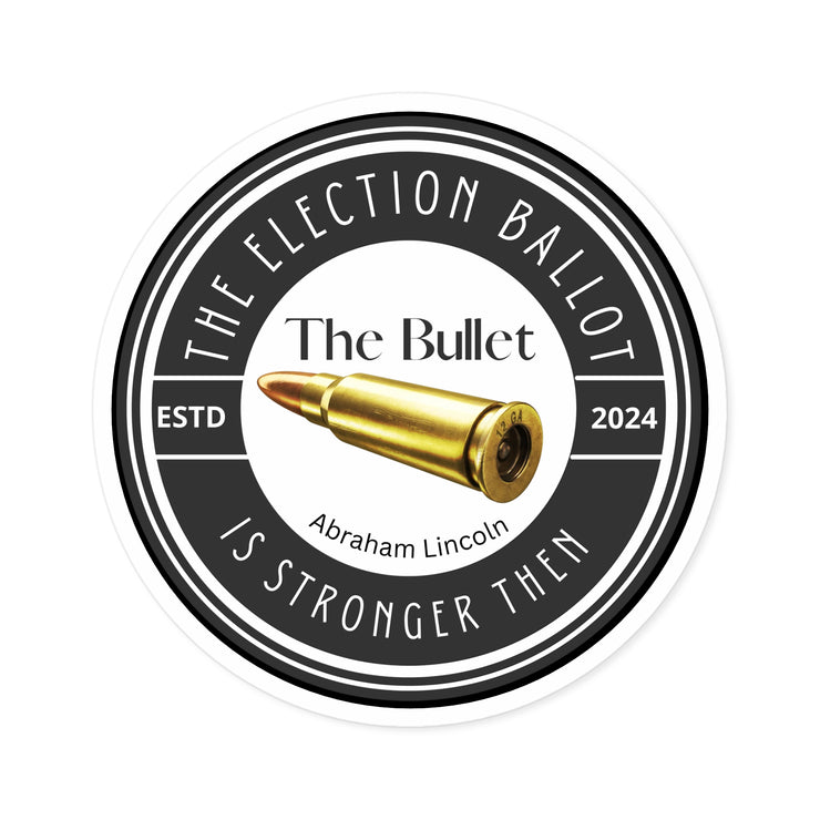 The Election ballet is stronger then the bullet Round Stickers, Indoor\Outdoor