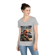 Top Gun President V-neck Women's tee