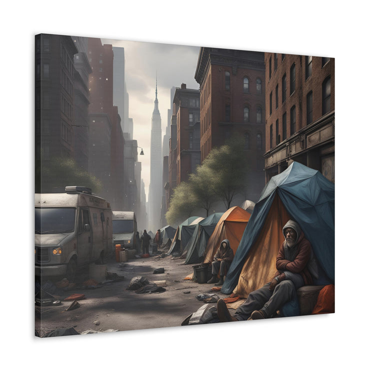 Our Problem Homelessness Canvas Gallery Wraps