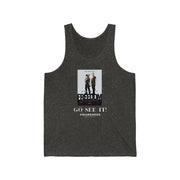 Sound of Freedom Go see it Awareness Unisex Jersey Tank dark