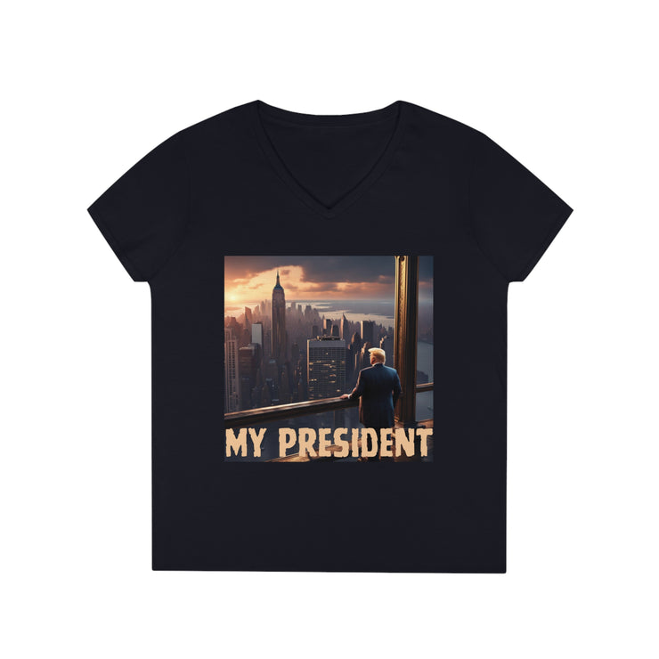 My President V-Neck T-Shirt