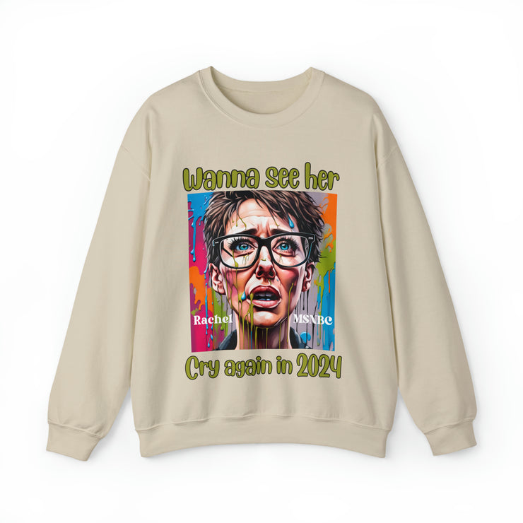 Wanna see her cry again in 2024 Heavy Blend™ Crewneck Sweatshirt Unisex