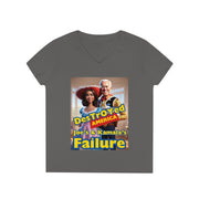 Destroyed America Joe's & Kamala's Failure V-neck Women's tee