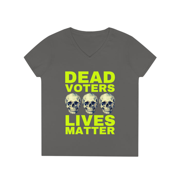 Halloween Dead Voters Lives Matter hot yellow  ladies&