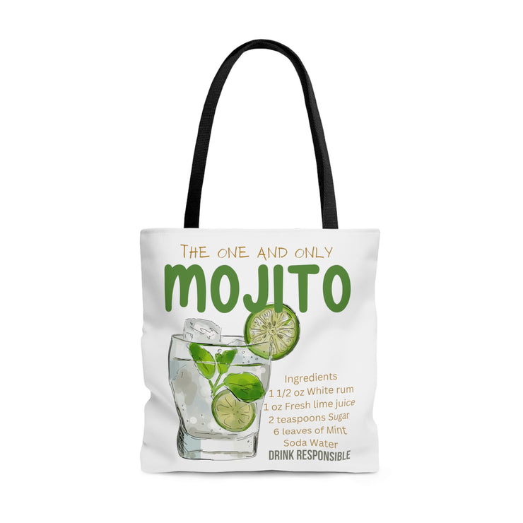 The one and only Mojito Tote Bag (AOP) white