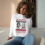 Main Event Sanity vs Insanity live on PAY PER VIEW Crop Hoodie