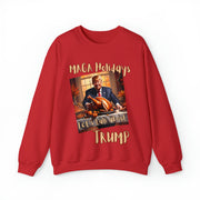 MAGA Holidays Let's talk about Trump Heavy Blend™ Crewneck Sweatshirt