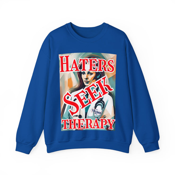 Haters seek therapy Blend™ Crewneck Sweatshirt Unisex