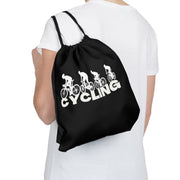 Cycling Outdoor Drawstring Bag black