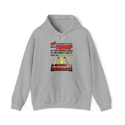 Yes I'm going to talk about Trump at the dinner table if you don't like it find the golden arches Heavy Blend™ Hooded Sweatshirt