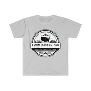 100% Prime American Born Raised Fed in the USA Unisex Softstyle T-Shirt