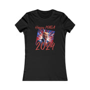 Happy MAGA 2024 red Women's Favorite Tee