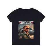 Top Gun President V-neck Women's tee