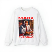 MAGA Christmas Red Heavy Blend™ Crewneck Sweatshirt Unisex