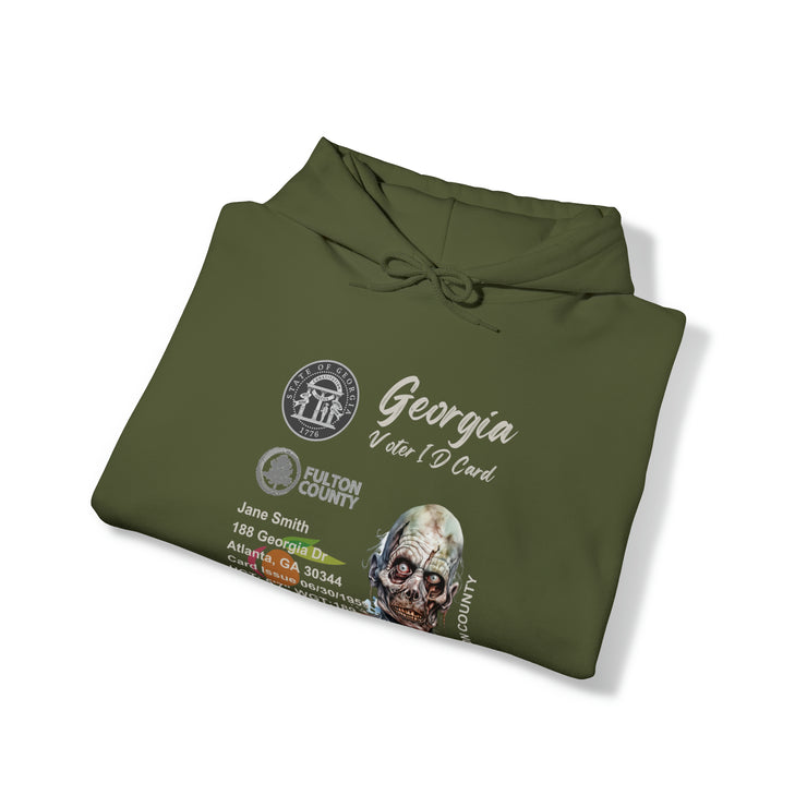 Registered Georgia Dead voter unisex Blend™ Hooded Sweatshirt
