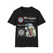 Registered Michigan Dead Voter ID Unisex Softstyle T-Shirt