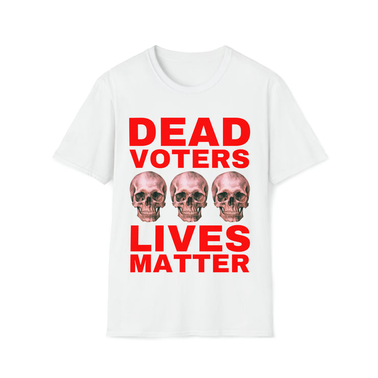 Halloween Dead Voters Lives Matter hot red Softstyle T-Shirt