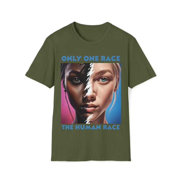 Only one race the human race Soft style T-Shirt