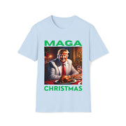 MAGA Christmas green Soft style T-Shirt unisex