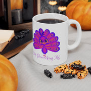 Stop peacocking me purple ceramic Mug 11oz