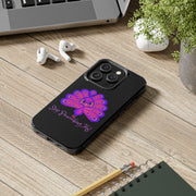 Stop Peacocking Me black/purple tough Phone Cases