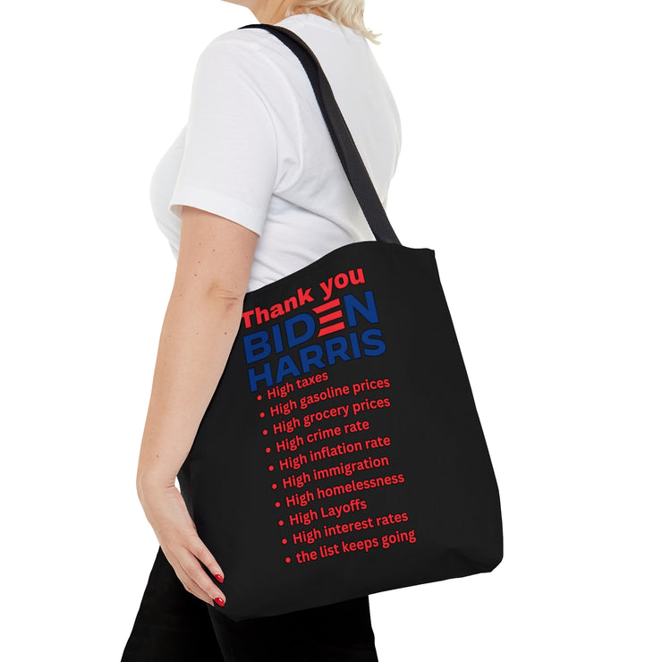 Thank you Biden Harris Tote Bag (AOP)