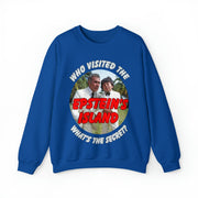 Who visited the Epstein's Island What's the secret Heavy Blend™ Crewneck Sweatshirt Unisex