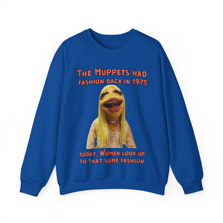 The Muppets had fashion back in 1975 Blend™ Crewneck Sweatshirt Unisex